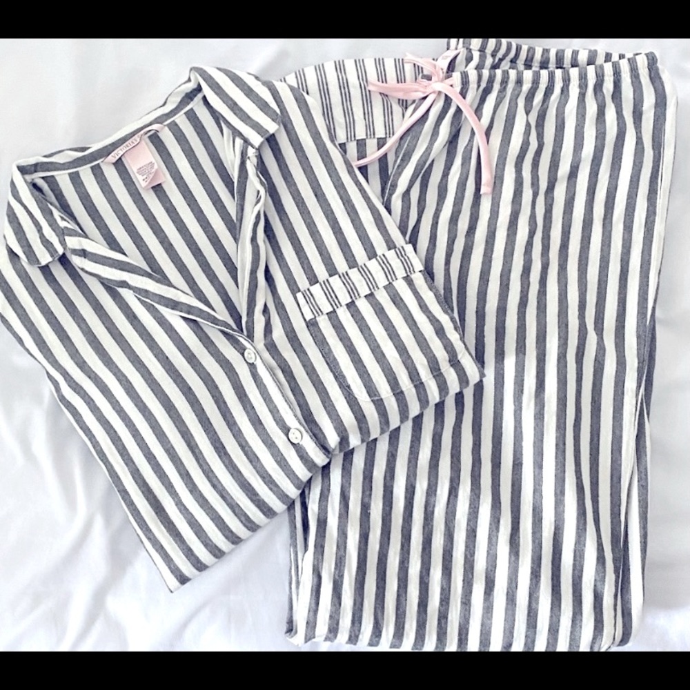 Victoria secret grey and white pjs